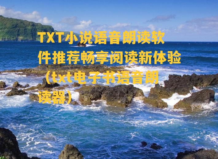 TXT小说语音朗读软件推荐畅享阅读新体验（txt电子书语音朗读器）