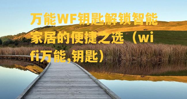 万能WF钥匙解锁智能家居的便捷之选（wifi万能,钥匙）