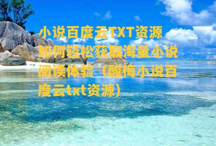 小说百度云TXT资源如何轻松获取海量小说阅读体验（酸梅小说百度云txt资源）