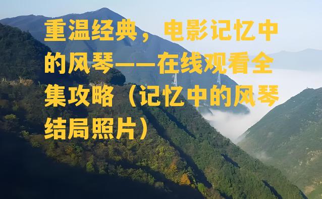 重温经典，电影记忆中的风琴——在线观看全集攻略（记忆中的风琴结局照片）