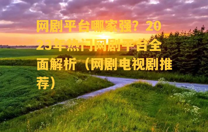 网剧平台哪家强？2023年热门网剧平台全面解析（网剧电视剧推荐）