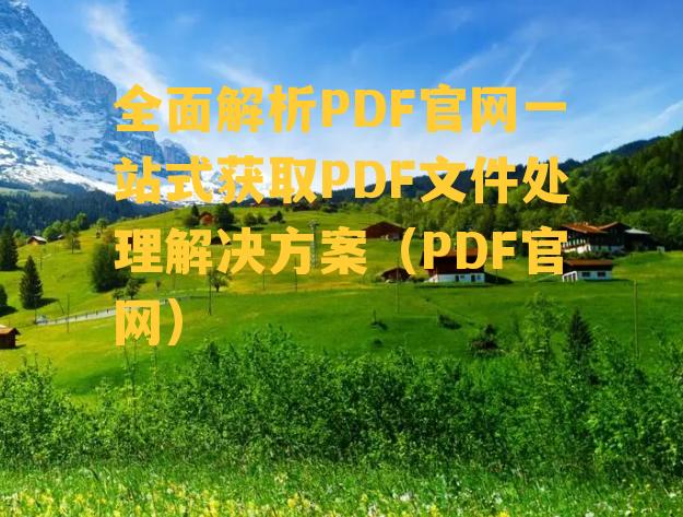 全面解析PDF官网一站式获取PDF文件处理解决方案（PDF官网）